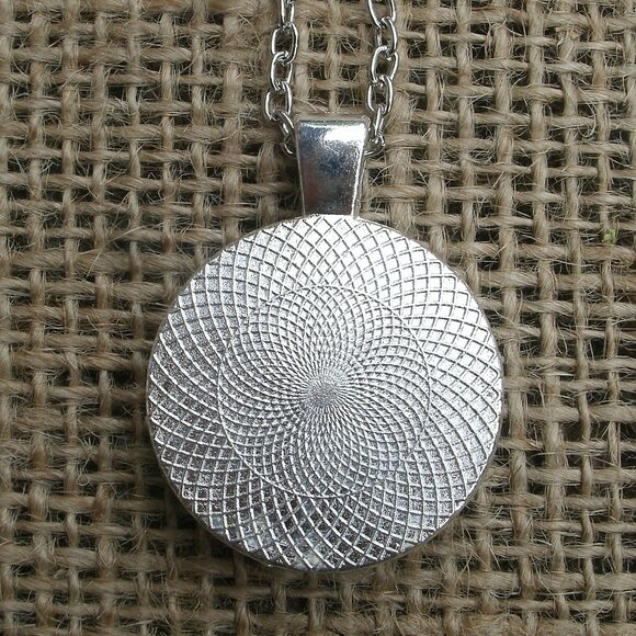 Stargate Glass Cabochon Pendant Necklace - Picture 3 of 12